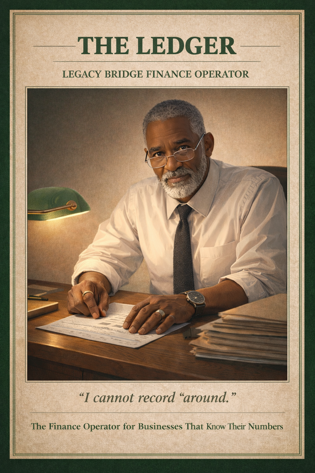 The Ledger — Finance Operator Pack