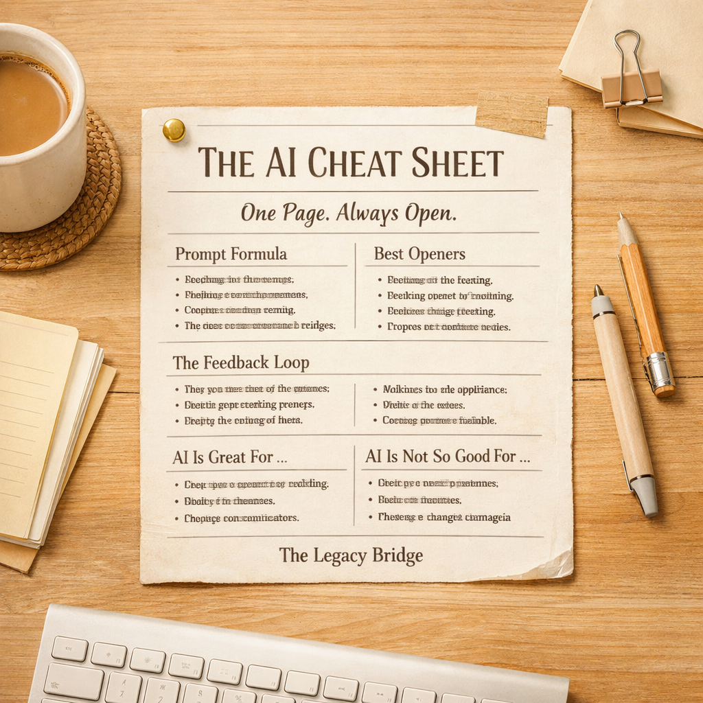 The AI Cheat Sheet